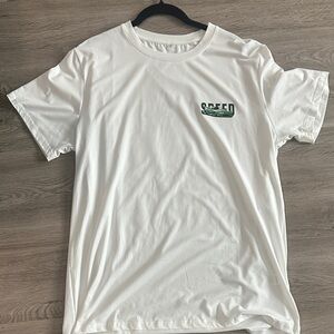 White Speed Graphic Men's T-Shirt